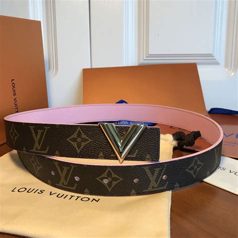 reversible Lv Belt women's